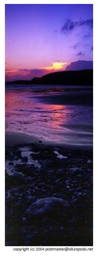 Sun setting off Telgruc sur Mer
